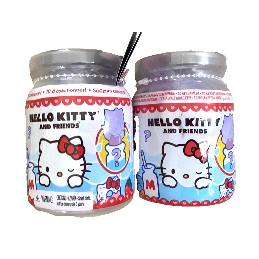 Mattel Sanrio Hello Kitty Double Dippers Collectible Figures Set‎ 2 New Unopened
